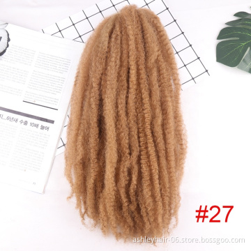 Julianna free sample afro kinky marley braids crochet hair extension afro twist braid afro curl marly braiding hair
